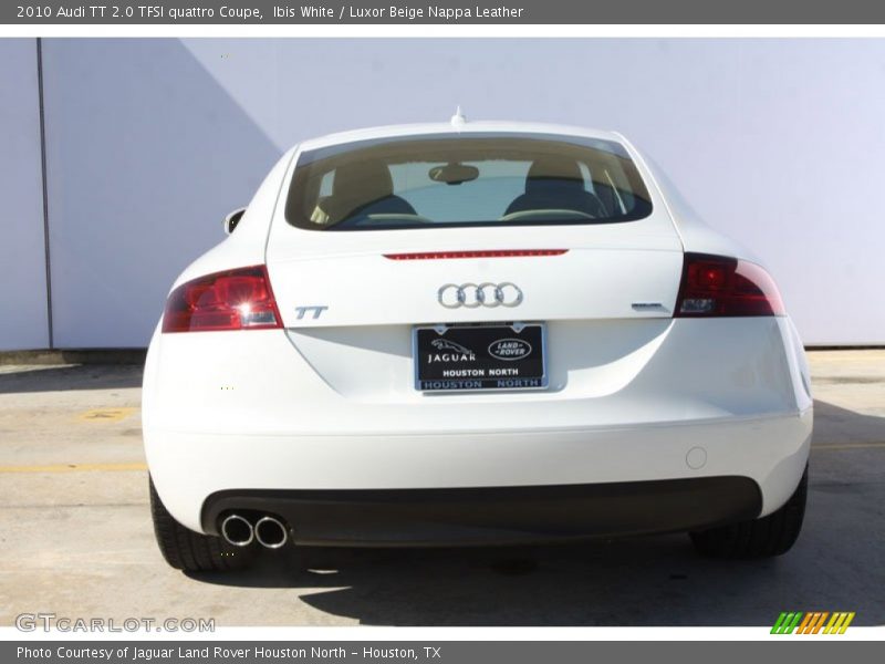 Ibis White / Luxor Beige Nappa Leather 2010 Audi TT 2.0 TFSI quattro Coupe