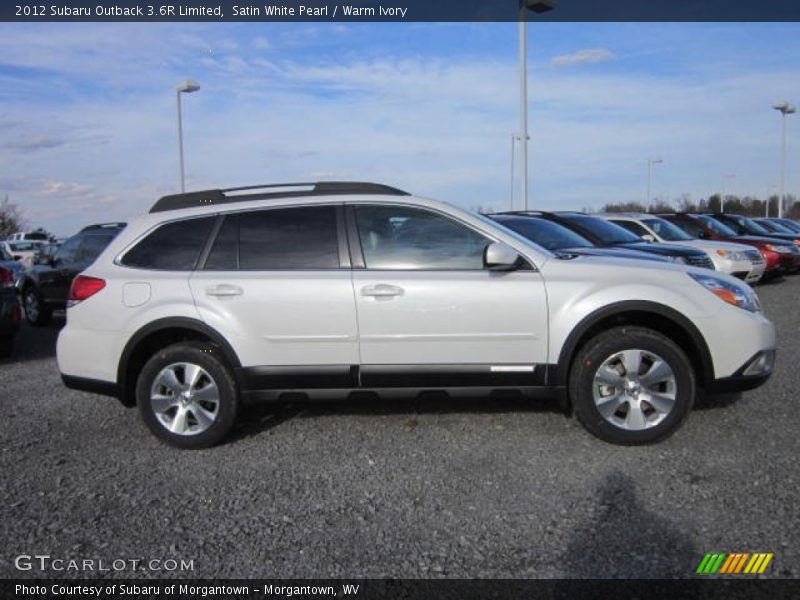  2012 Outback 3.6R Limited Satin White Pearl