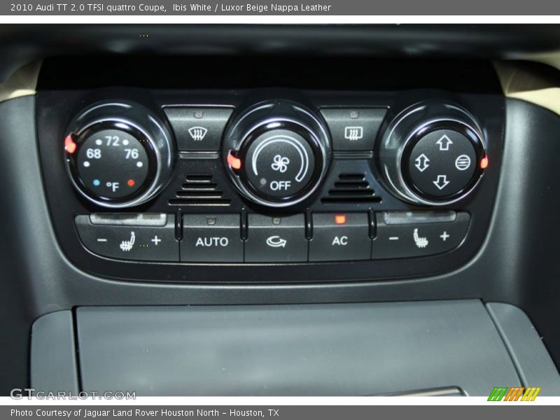 Controls of 2010 TT 2.0 TFSI quattro Coupe