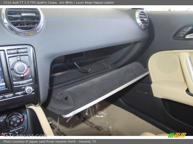 Ibis White / Luxor Beige Nappa Leather 2010 Audi TT 2.0 TFSI quattro Coupe