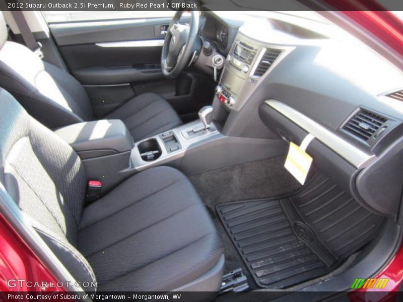 Ruby Red Pearl / Off Black 2012 Subaru Outback 2.5i Premium