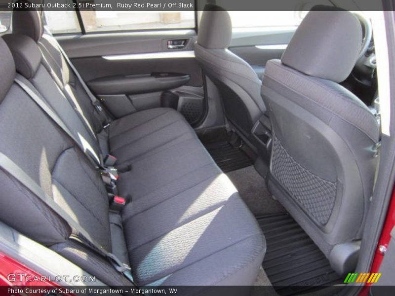 Ruby Red Pearl / Off Black 2012 Subaru Outback 2.5i Premium