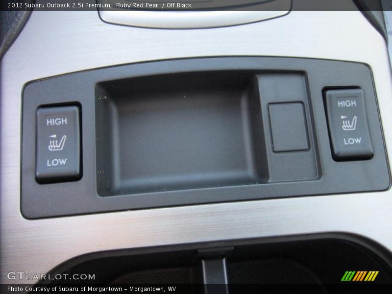 Ruby Red Pearl / Off Black 2012 Subaru Outback 2.5i Premium