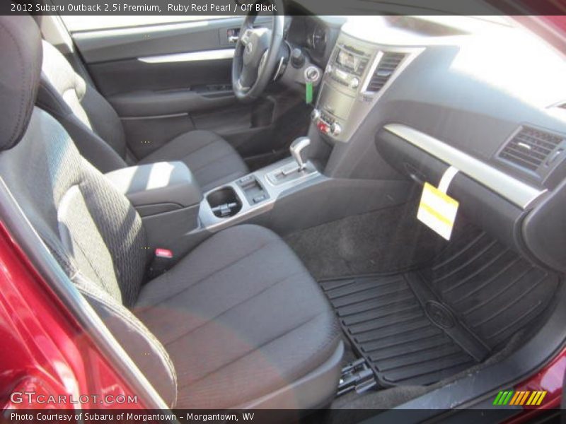 Ruby Red Pearl / Off Black 2012 Subaru Outback 2.5i Premium