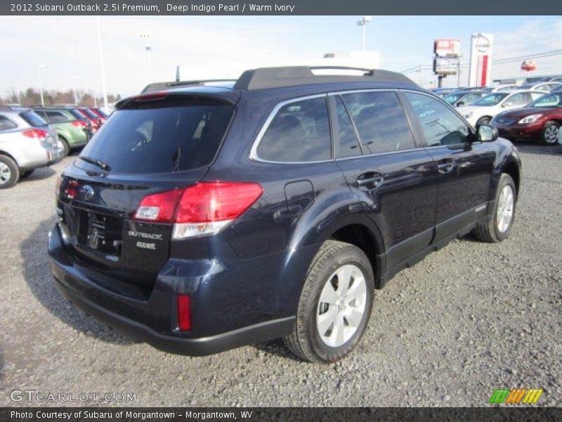 Deep Indigo Pearl / Warm Ivory 2012 Subaru Outback 2.5i Premium