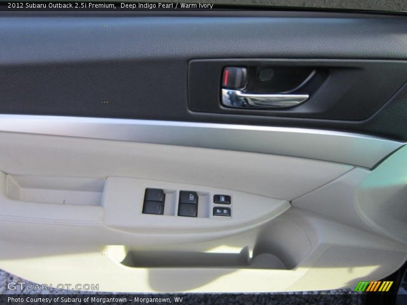 Deep Indigo Pearl / Warm Ivory 2012 Subaru Outback 2.5i Premium