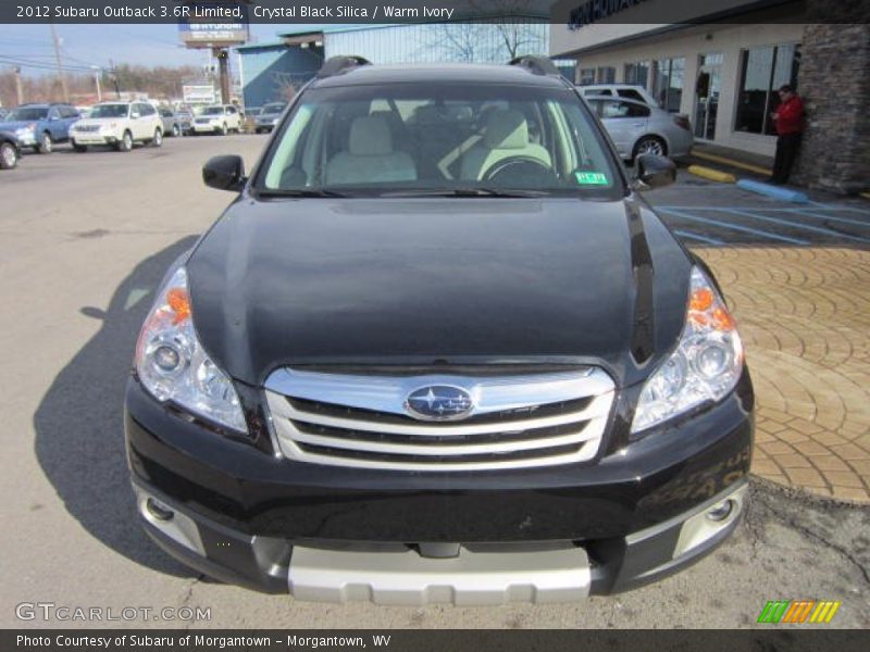 Crystal Black Silica / Warm Ivory 2012 Subaru Outback 3.6R Limited
