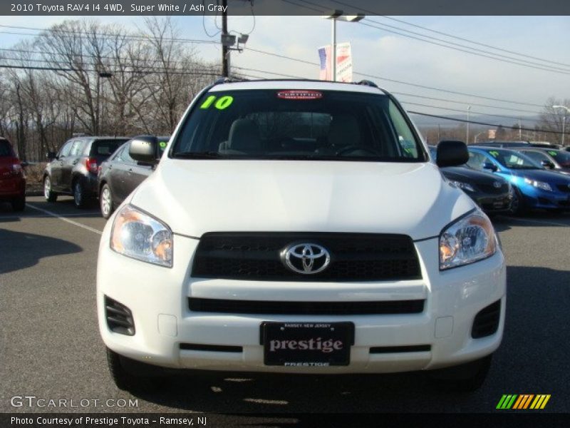 Super White / Ash Gray 2010 Toyota RAV4 I4 4WD