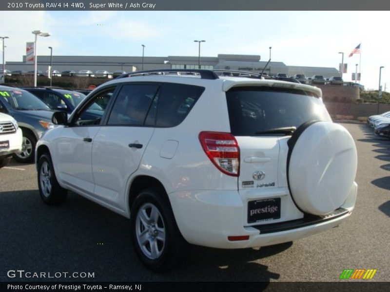 Super White / Ash Gray 2010 Toyota RAV4 I4 4WD