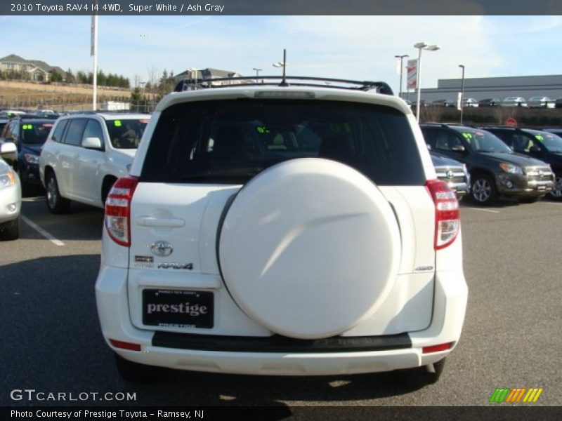 Super White / Ash Gray 2010 Toyota RAV4 I4 4WD