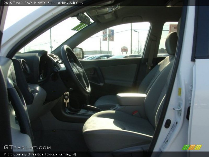 Super White / Ash Gray 2010 Toyota RAV4 I4 4WD