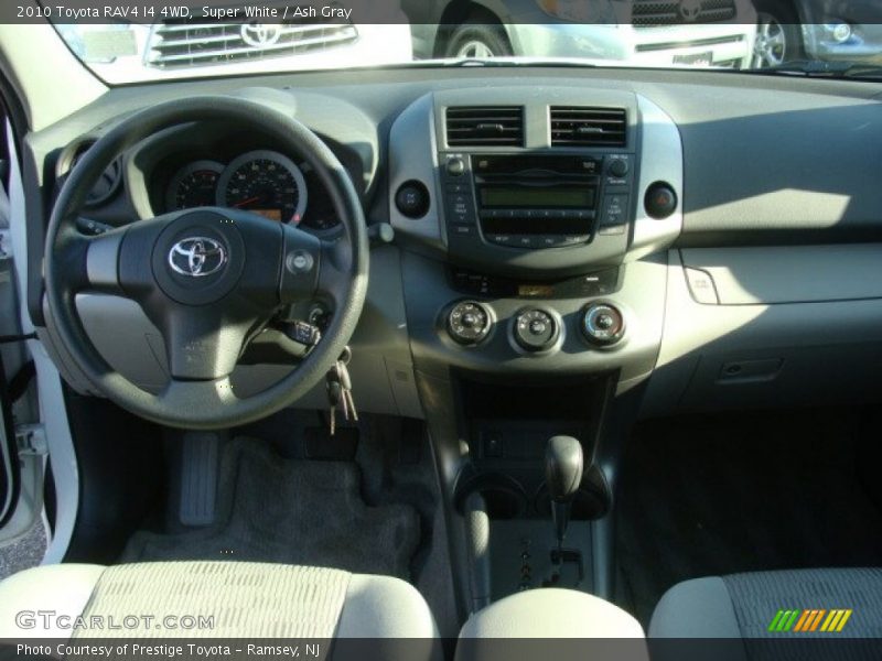 Super White / Ash Gray 2010 Toyota RAV4 I4 4WD
