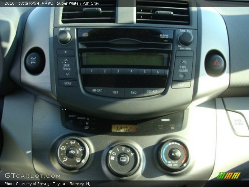 Super White / Ash Gray 2010 Toyota RAV4 I4 4WD