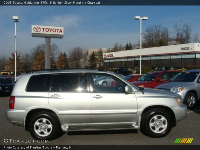 Millenium Silver Metallic / Charcoal 2003 Toyota Highlander 4WD