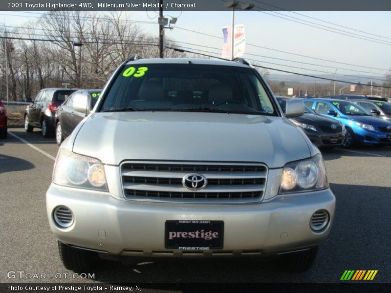 Millenium Silver Metallic / Charcoal 2003 Toyota Highlander 4WD