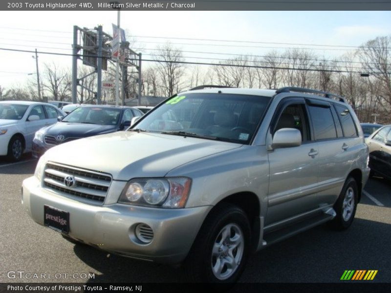 Millenium Silver Metallic / Charcoal 2003 Toyota Highlander 4WD