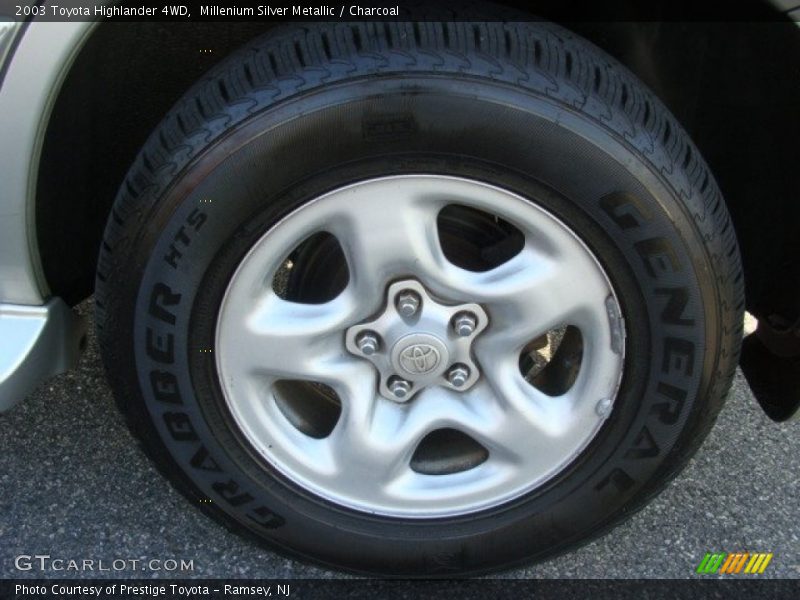 Millenium Silver Metallic / Charcoal 2003 Toyota Highlander 4WD