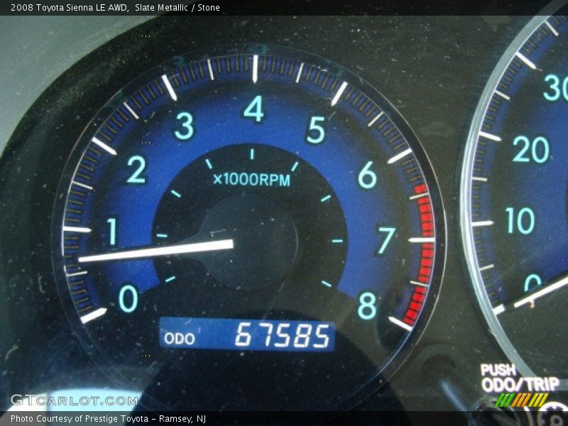 Slate Metallic / Stone 2008 Toyota Sienna LE AWD