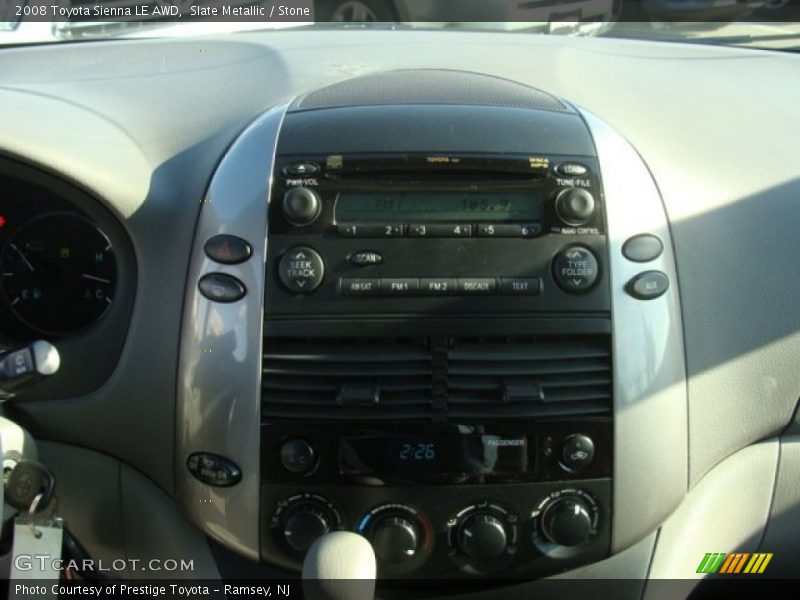 Slate Metallic / Stone 2008 Toyota Sienna LE AWD