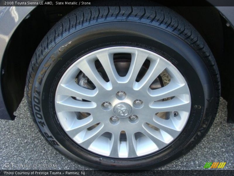 Slate Metallic / Stone 2008 Toyota Sienna LE AWD