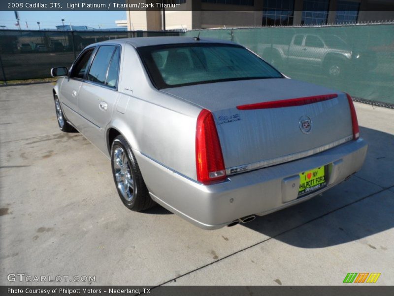 Light Platinum / Titanium/Dark Titanium 2008 Cadillac DTS