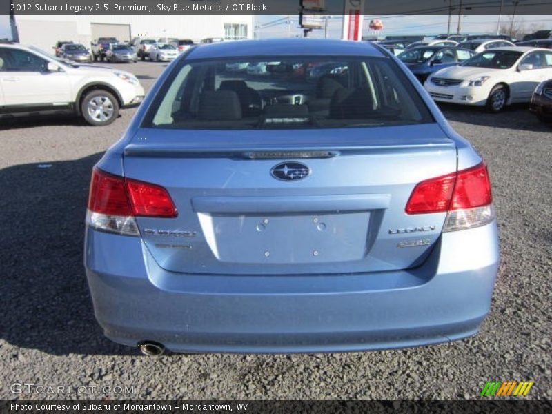 Sky Blue Metallic / Off Black 2012 Subaru Legacy 2.5i Premium