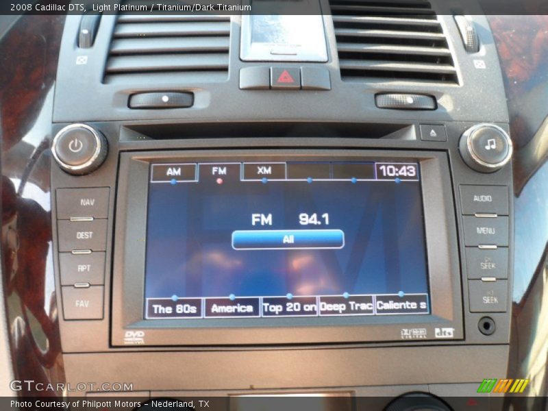 Light Platinum / Titanium/Dark Titanium 2008 Cadillac DTS