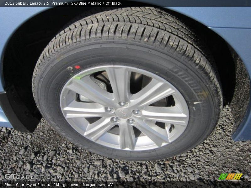 Sky Blue Metallic / Off Black 2012 Subaru Legacy 2.5i Premium