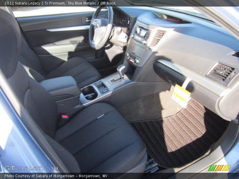 Sky Blue Metallic / Off Black 2012 Subaru Legacy 2.5i Premium