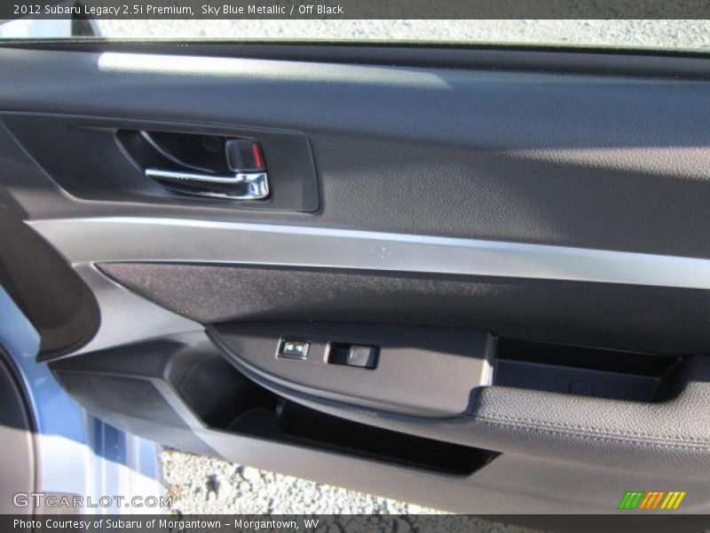 Sky Blue Metallic / Off Black 2012 Subaru Legacy 2.5i Premium