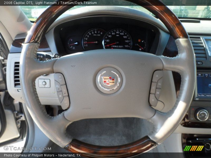 Light Platinum / Titanium/Dark Titanium 2008 Cadillac DTS
