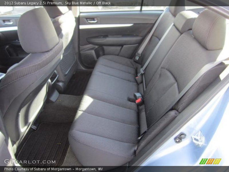 Sky Blue Metallic / Off Black 2012 Subaru Legacy 2.5i Premium