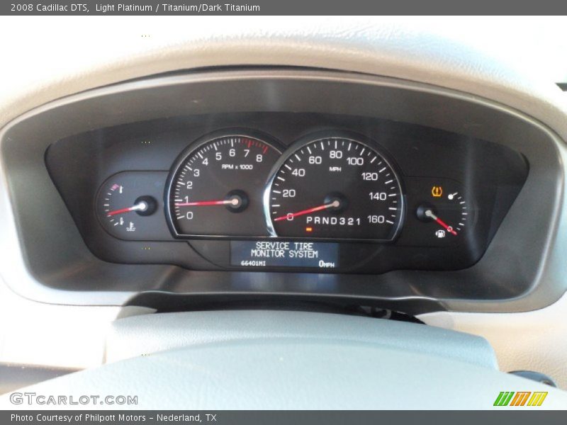 Light Platinum / Titanium/Dark Titanium 2008 Cadillac DTS