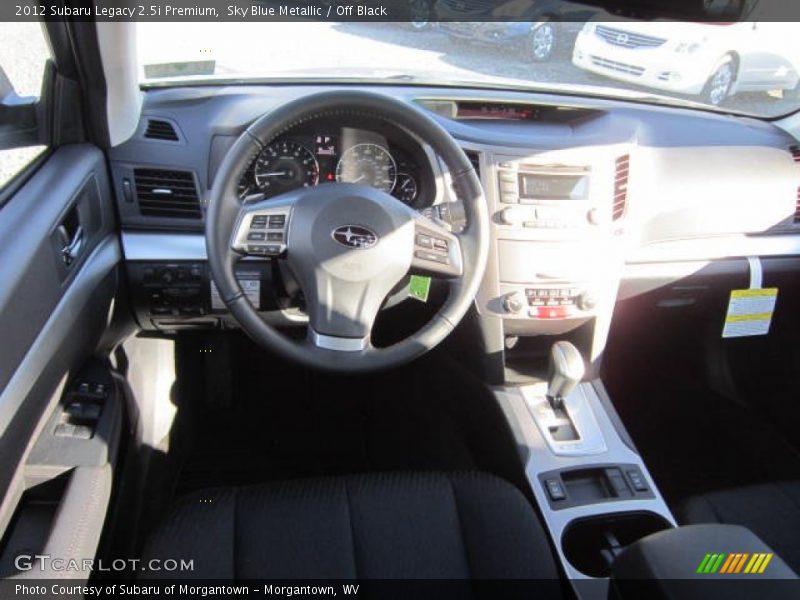 Sky Blue Metallic / Off Black 2012 Subaru Legacy 2.5i Premium