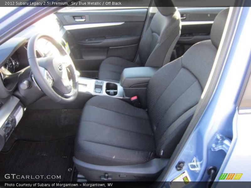 Sky Blue Metallic / Off Black 2012 Subaru Legacy 2.5i Premium