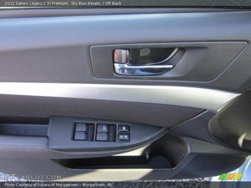 Sky Blue Metallic / Off Black 2012 Subaru Legacy 2.5i Premium