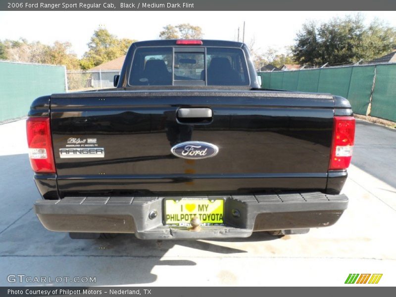 Black / Medium Dark Flint 2006 Ford Ranger Sport Regular Cab
