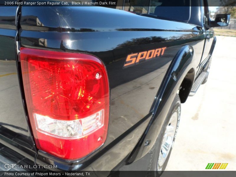 Black / Medium Dark Flint 2006 Ford Ranger Sport Regular Cab