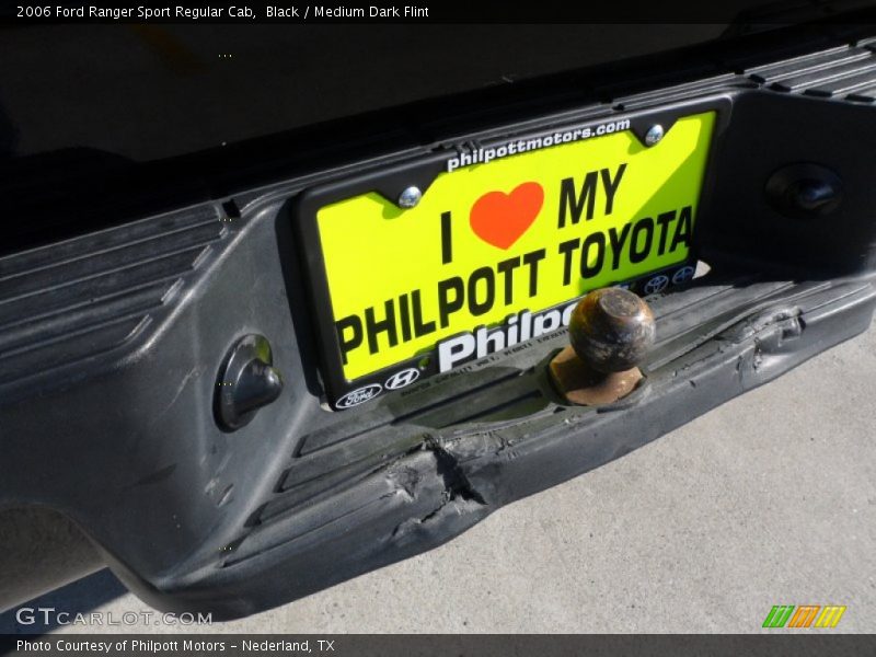 Black / Medium Dark Flint 2006 Ford Ranger Sport Regular Cab