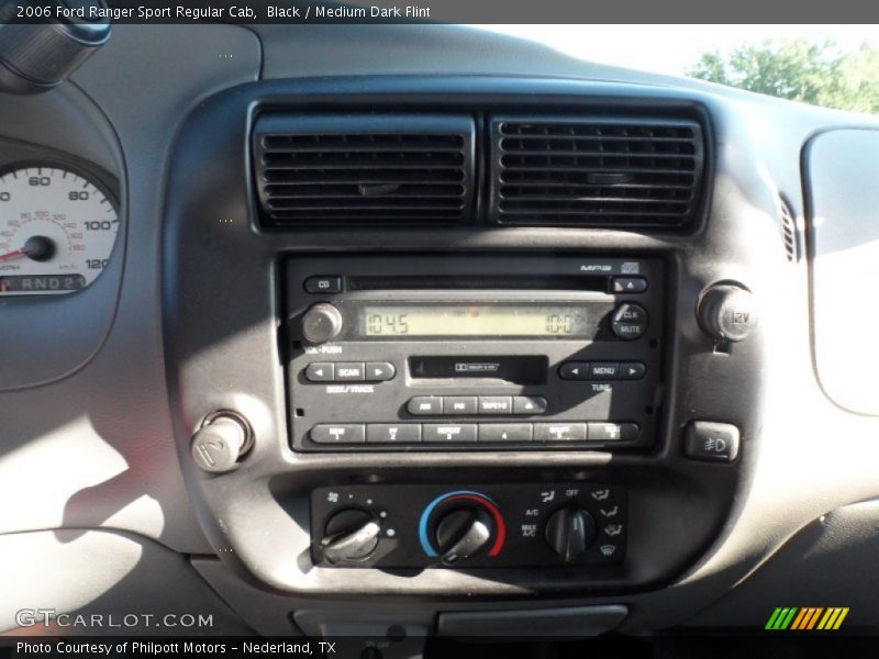 Black / Medium Dark Flint 2006 Ford Ranger Sport Regular Cab