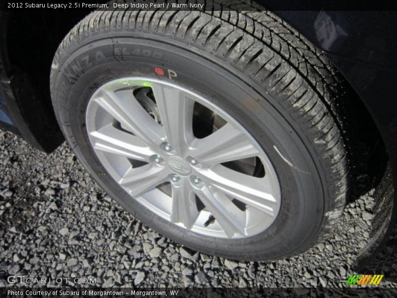 Deep Indigo Pearl / Warm Ivory 2012 Subaru Legacy 2.5i Premium