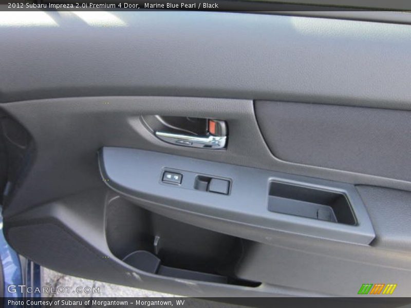 Marine Blue Pearl / Black 2012 Subaru Impreza 2.0i Premium 4 Door