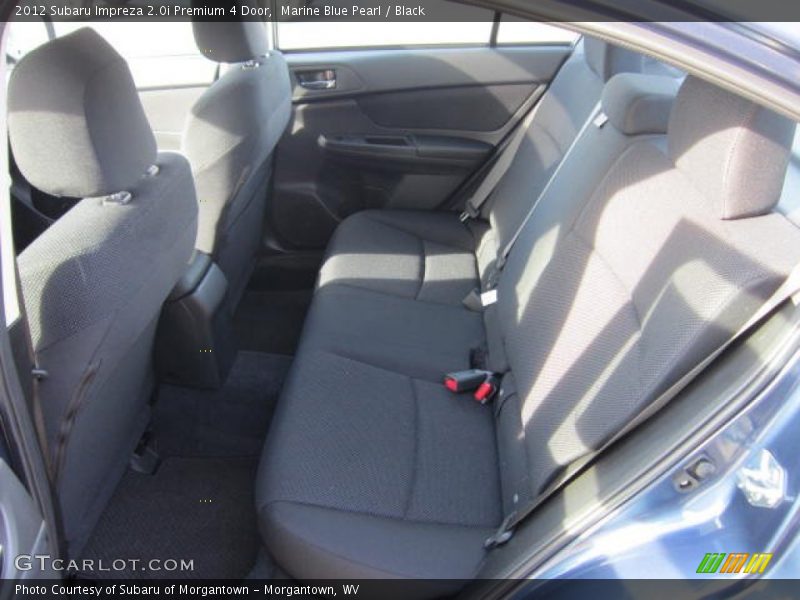 Marine Blue Pearl / Black 2012 Subaru Impreza 2.0i Premium 4 Door