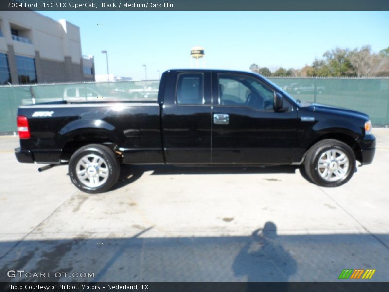 Black / Medium/Dark Flint 2004 Ford F150 STX SuperCab