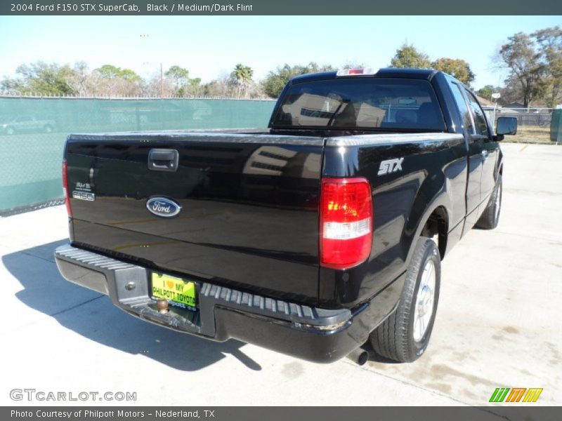 Black / Medium/Dark Flint 2004 Ford F150 STX SuperCab