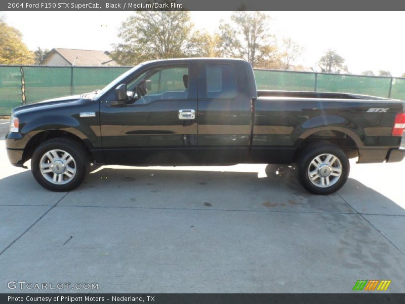 Black / Medium/Dark Flint 2004 Ford F150 STX SuperCab