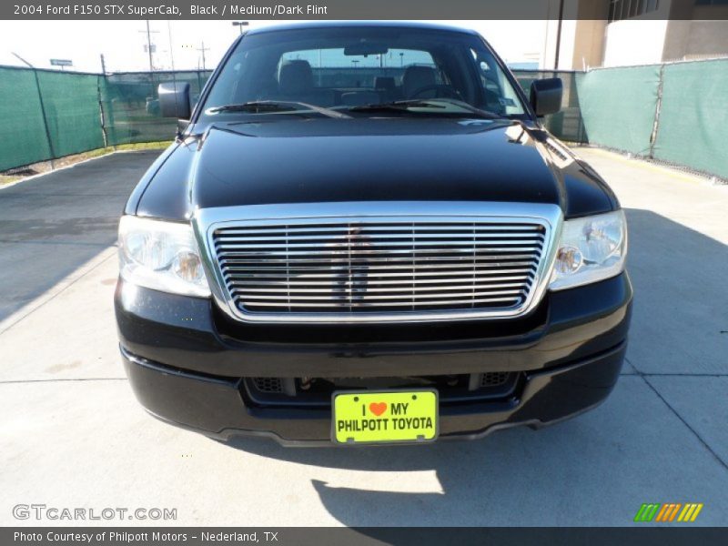 Black / Medium/Dark Flint 2004 Ford F150 STX SuperCab