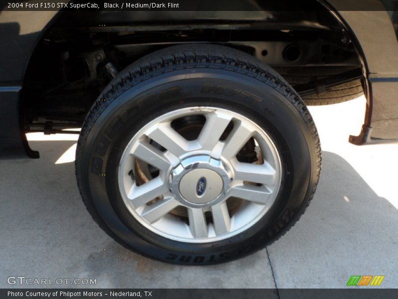 Black / Medium/Dark Flint 2004 Ford F150 STX SuperCab