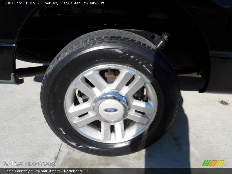 Black / Medium/Dark Flint 2004 Ford F150 STX SuperCab