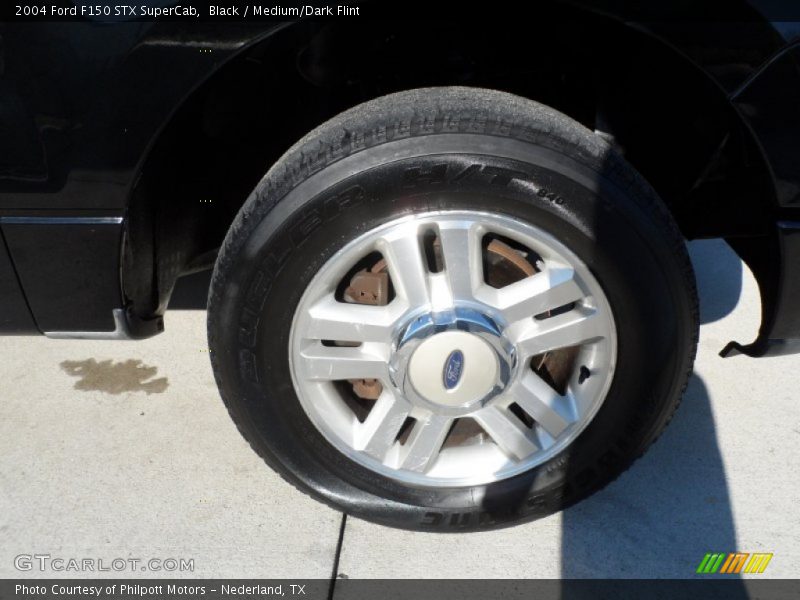 Black / Medium/Dark Flint 2004 Ford F150 STX SuperCab